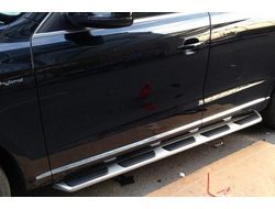 Пороги OEM на Audi Q7 2015-...