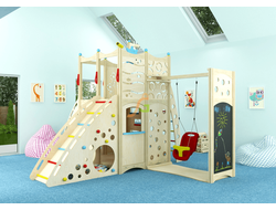 Игровой чердак для дома IgraGrad 10 с качелями купить в Воронеже