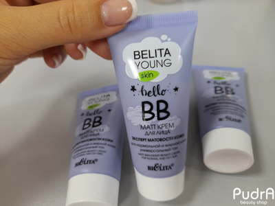 BIELITA Young Skin ВВ-matt Крем для лица Эксперт матовости кожи для нормальной и жирной кожи | Белит