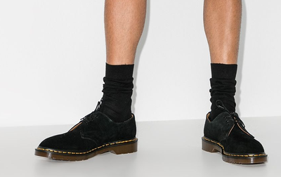 ПОЛУБОТИНКИ DR. MARTENS 1461 MADE IN ENGLAND ЧЕРНЫЕ