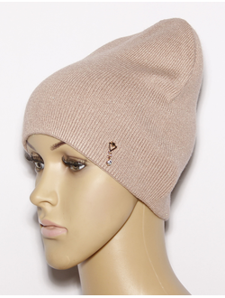 Шапка женская "Мелкая резинка "556 кофе, ваниль, чайная роза, белая, тиффани