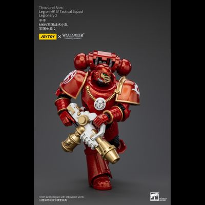 Легионер Тысячи Сынов (Warhammer Horus Heresy) - КОЛЛЕКЦИОННАЯ ФИГУРКА 1/18 Thousand sons Legion Legionary 2 (JT5970) - JOYTOY