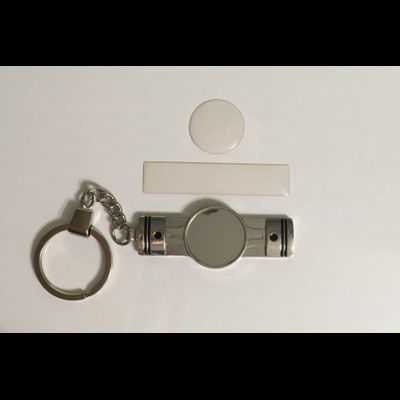 Линзы «КРУГ + ПРЯМОУГОЛЬНИК» для заготовок с бортиками, брелоков «ПОРШЕНЬ»