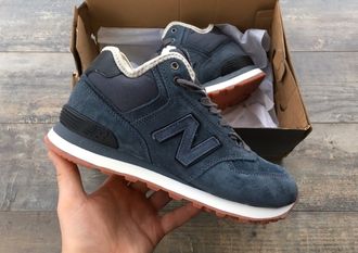 Кроссовки New Balance 574 Mid Gray зимние