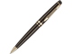 Ручка шариковая WATERMAN EXPERT черная лакированная, с позолоченными элементами,