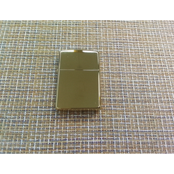 Зажигалка бензиновая Zorro зеркальная в упаковке золотистый