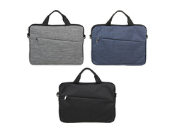 Сумка компьютерная, полиэстер, 38х28х3,5см, 2-3 цвета