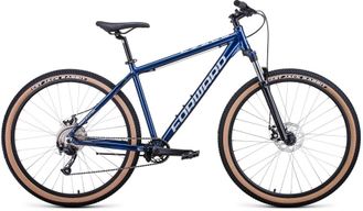 Горный велосипед FORWARD BURAN 29 2.0 DISC сине-серебристый, рама 19