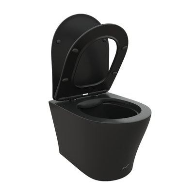 Унитаз подвесной Cerutti SPA ADIGE Aria MB черный, матовый