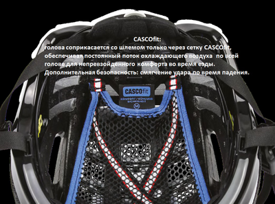 Велосипедный шлем CASCO SPEEDairo 2 RS black с визором