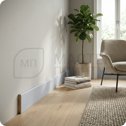 Плинтус МДФ TeckWood 80х10х2150 мм. Серый
