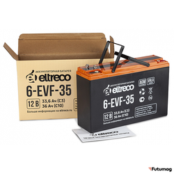 Тяговый аккумулятор Eltreco 6-EVF-32 (12V32A/H C3)
