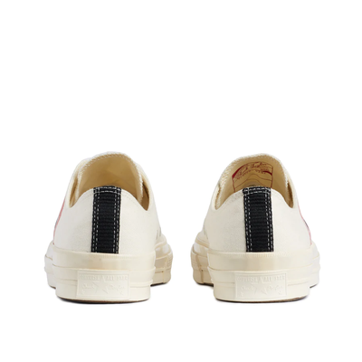 Comme des garcons white low best sale top