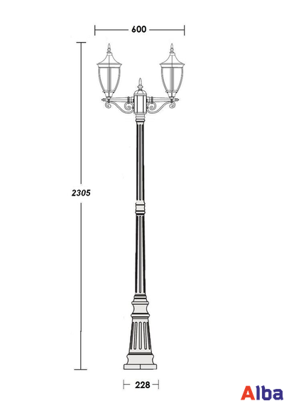 Coventry 91509 Парковый светильник