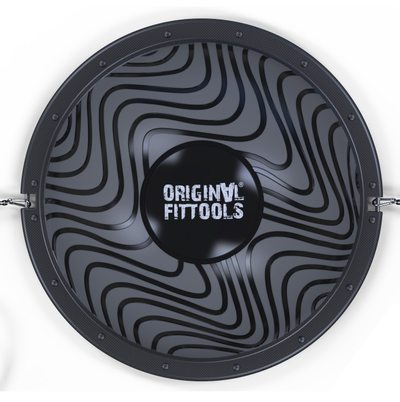 Полусфера гимнастическая надувная Original FitTools R3 с эспандерами и насосом