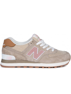 New Balance 574 Пудровые замшевые