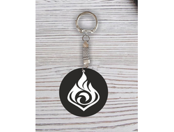 Гравированный брелок Genshin Impact, Геншин Импакт №12