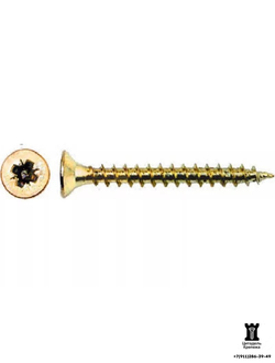 4х30 саморезы универсальные жёлтый цинк (9000 шт)