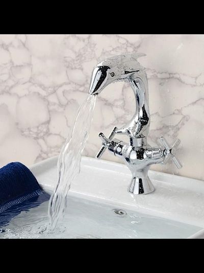 Смеситель для раковины Frap Дельфин F1020-1