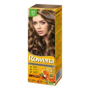 Rowena Стойкая Крем-Краска для волос тон 8.0 Светло-Русый ( с аммиаком)