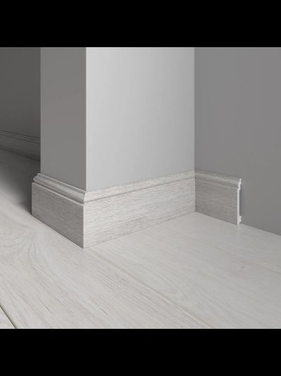 Напольный плинтус Decor-Dizayn 701-89SH, влагостойкий, ударопрочный, 2,4 метра