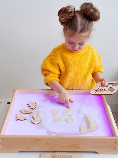 Световой планшет для рисования песком FOXLIK