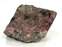 Эвдиалит, Эгирин в породе, Россия, Кольский п-ов, Хибины (97*70*44 мм, 326 г) №19693