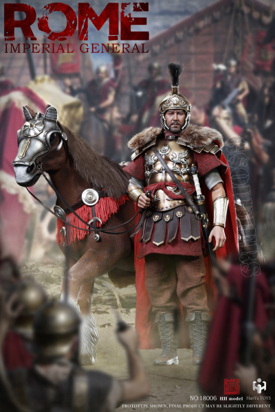 Боевой конь (лошадь) Генерала Римской империи - Коллекционная ФИГУРКА 1/6 scale animal model Imperial Legion - Imperial General (Horse) (HH18007) - HHModel x HaoYuTOYS