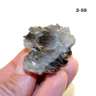 Раухтопаз натуральный (микро-друза) Казахстан №2-59: 19,6г - 38*33*23мм
