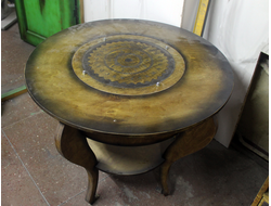 Table with ouija board