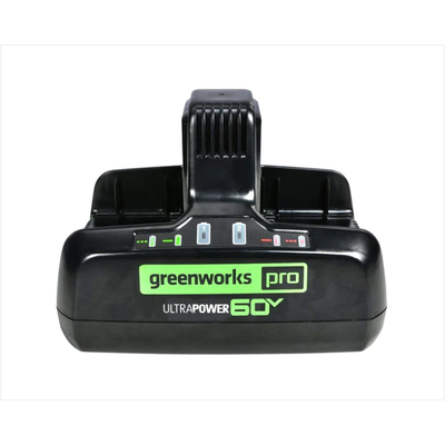 Двухпортовое зарядное устройство Greenworks G60DC10 10А