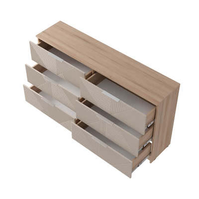 Эмилия КМ-04 комод Дуб смоки/Айриш (MF03)