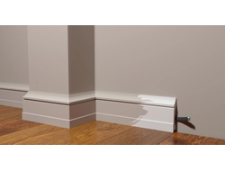 Напольный плинтус Decor-Dizayn DD711, для покраски, влагостойкий, ударопрочный, 2 метра