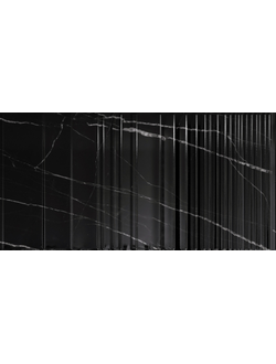 Настенная плитка ВКЗ, Орлеан 30х60, черная рельеф