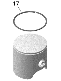 Поршень Номинал (81.852 мм) оригинал BRP 420893436 / 420893314 для BRP LYNX/Ski-Doo Rotax 800R E-TEC (2012-2019)