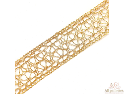 Кружево металлизированное 315