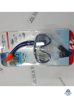 Маска для дайвинга с трубкой Aqua Lung Oversize Pro, силикон, комплект