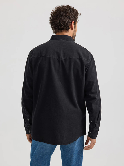 Рубашка Wrangler® Classic Denim Western Snap Shirt