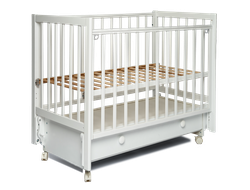 Детская кроватка Woodix Colibri Go маятник универсальный Белый