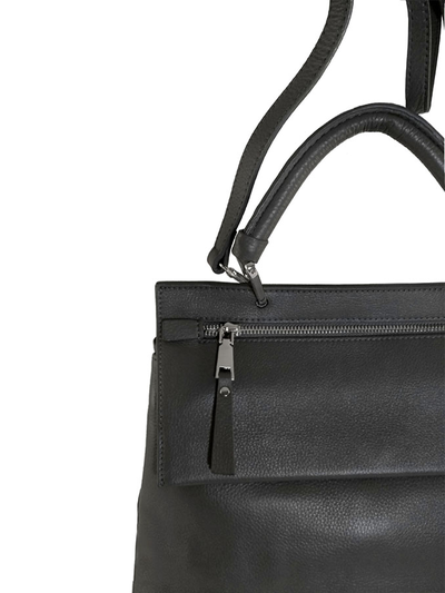 (АРТИКУЛ: 10051/1/5) СУМКА ЖЕНСКАЯ СРЕДНЕГО РАЗМЕРА, НАТУРАЛЬНАЯ КОЖА, ЧЕРНАЯ, ДВА ОТДЕЛЕНИЯ, С ПЛЕЧЕВЫМ РЕМНЕМ