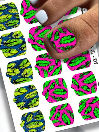 ПЛЕНКИ ДЛЯ НОГТЕЙ 9,5*13,5 СМ XL-217