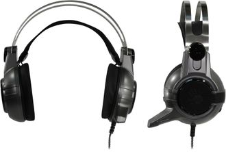 Игровые наушники с микрофоном (игровая гарнитура) A4Tech Bloody CASQUE HIFI GAMING HEADSET M425 (серые)