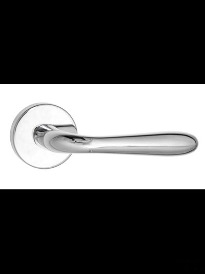 Дверная ручка на круглом основании Fratelli Cattini "GOCCIA" 7-CR полированный хром