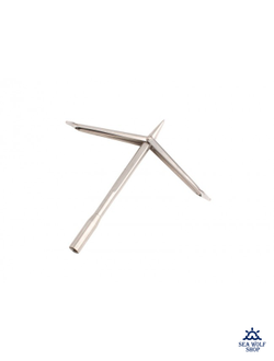 Наконечник Scorpena нержав. 14см 2 флажка