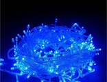 Гирлянда прозрачный провод 400led Синяя
