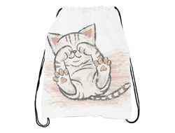 Сумка-мешок для обуви Котики №9
