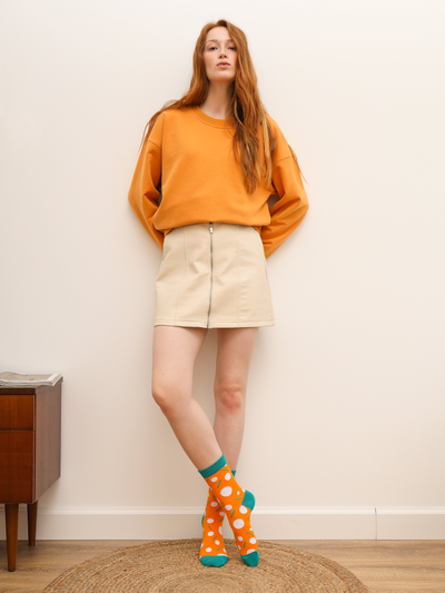 НОСКИ ПРИЯТНО "КРУГИ НА ОРАНЖЕВОМ"