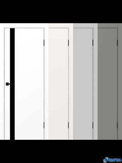 Дверь Оптима Порте экошпон Неаполь 211 c ПВХ/алюминиевой кромкой купить в Челябинске | КВИРТЕК