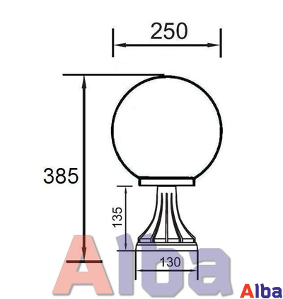 Globo 88204 S Парковый светильник