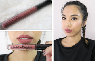 Жидкая матовая помада NYX Lip Lingerie 12 Exotic